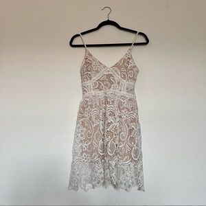 pacsun kendall kylie white lace dress